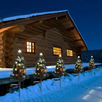 Solárne Záhradné Svetlo IP65 Vodeodolný Vianočné Krajiny Svetlo 68 CM LED 800mA 12V pre Vianočné Ozdoby na Dvore/Šírku
