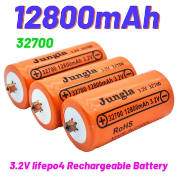 Odolné 32700 12800mAh 3.2 V lifepo4 Nabíjateľná Batéria Professional Lithium Železa Fosfát Batérie so skrutkou