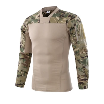 Žaba Dlhý Rukáv Vojenskej Uniforme US Army Oblečenie, Topy Airsoft Kamufláž Lov Rybolov Taktické Bojové Tričko