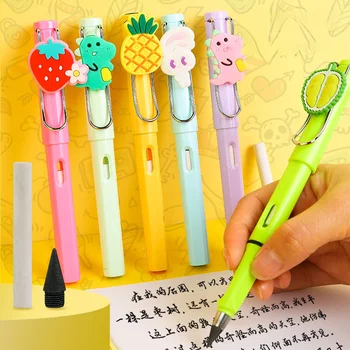Farebné Kreslené Večný Mechanické Ceruzky, Ovocia, Zvierat, Dekorácie Večnosti Ceruzky Pre Deti Roztomilý Kancelárske Potreby Školské Potreby