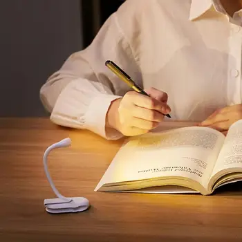 Nabíjateľná Mini Kniha Svetlo Stôl Písací Stôl Rezervovať Lampa Na Čítanie Pre Domáce Miestnosti Počítač, Notebook Notebook Nočné Osvetlenie Oko Práv
