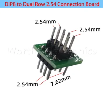 Doprava zadarmo 10pcs/veľa Horák držiak na kábel dosky DIP8/DIP16 do dvojradu 2.54 pripojenie rada