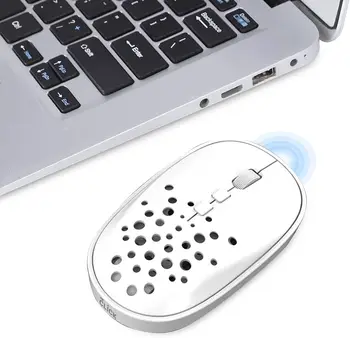 Honeycomb Wireless Mouse - Ľahký, Tichý Myš Bezdrôtová S Cool Honeycomb Shell,2.4 G Myš Wireless Power Displej Slim Si