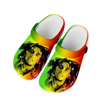 Reggae Rocková Hviezda Bob Marley Domov Dreváky Vlastné Vodné Topánky Pánske Dámske Teenager Topánky Zaniesť Priedušná Pláži Otvor Papuče
