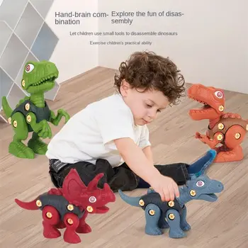 Záľuby Montessori Plastové Raného Vzdelávania Brať na Seba Dinosaura Model HOBBY Hračky Dinosaurov