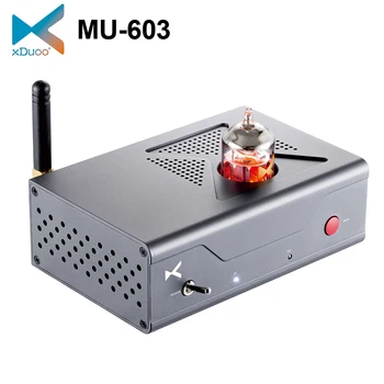 XDUOO MU-603 Bluetooth DAC & TUBE PRE-AMP ES9018K2M DAC Čip 12AU7 Trubice QCC3034 Bluetooth 5.1 aptX HD vzdialenosti 10 M