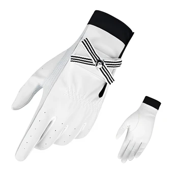 Golf Rukavice protišmykových Rukavice Kožené Ženy Oblečenie Priedušná Voľné Športové Rukavice Elegantné Profesionálny Hry 17.5 cm