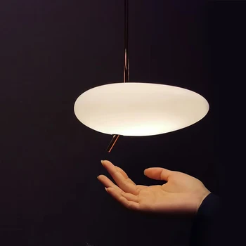 Nordic Stmievanie Luster Pre Obývacia Izba Jedáleň Sklo Dlážděným hanglamp Vnútorné osvetlenie spálne, nočné lampy