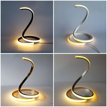 Moderný a Minimalistický LED Dotykový Spínač Stmievanie Tri Farebné Stôl Svetlo, Spálňa, Štúdium, Čítanie a Dekorácie, Svietidlá