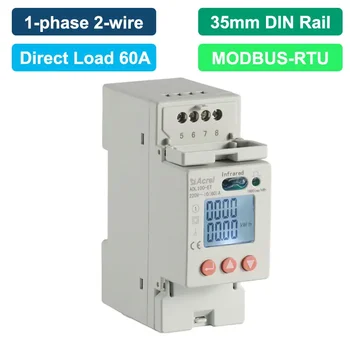 Acrel DDSD1352-C Napájania Elektrických Inteligentné elektromery s RS485 Modbus-RTU 220V AC Energie Meter