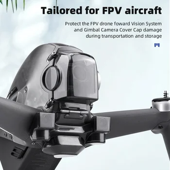 FPV Drone Objektív Ochranný Kryt, DJI FPV Combo Dole-zobrazenie Integrovaný Kryt Prekážkou Vyhýbanie Senzor Prachu Spp Príslušenstvo