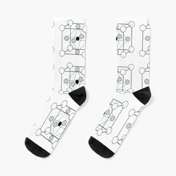 Kryštálovej Štruktúry športové Ponožky pančuchy muž vlastné ponožky Zábavné ponožky vtipný darček