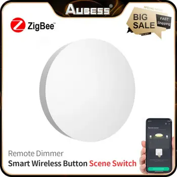 Tuya ZigBee Inteligentné Tlačidlo Scény Prepínač Multi-scény Prepojenie Smart Switch Batérie Powered Práca S inteligentnou Život Zigbee Zariadenia