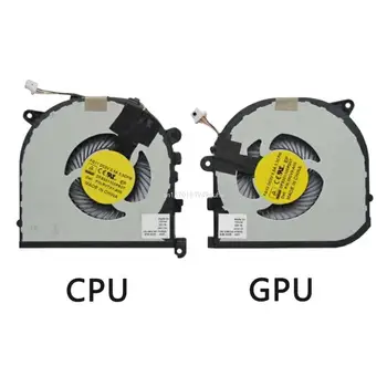 Výmena CPU & GPU Chladiaci Ventilátor pre Dell 15 9550 5510 DFS501105PR0T DFS501105PQ0T 0RVTXY RVTXY 036CV9
