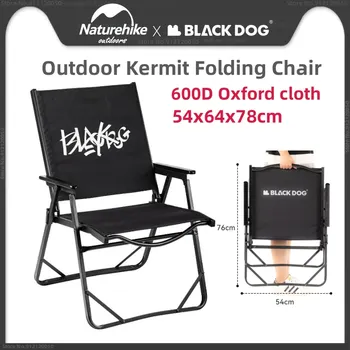 Naturehike&Blackdog Vonkajšie Ultralight Skladacie Stoličky Prenosné Camping Pláž Stoličky Cestovanie Voľný čas Oxford Stoličky 120 KG nosné
