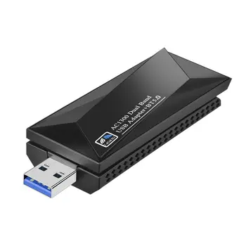 2 V 1, USB, WIFI Sieťová Karta Dual Band 2.4/5 ghz Bluetooth-Kompatibilného USB 3.0 5.0 Ethernet WiFi Dongle pre PC/Notebooku/Desktop
