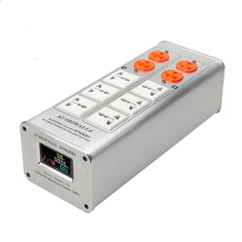 Inovovaný TP1000 Power Filter Zásuvky Audio Power Čistička Lightning Nárast Dôkaz Zásuvky