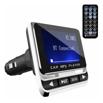 U90C Bluetooth-kompatibilné AUX Adaptér Auto Potlačením Hluku Hudby Prijímač Diaľkového Ovládania pre Domáce-Stereo Hands-Free Hovory