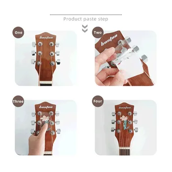 Vreteníka Odtlačkový Gitara Nálepky Gitara, Gitary Príslušenstvo Vreteníka Odtlačkový PVC Prispôsobiť Prenosné Hudobné Nástroje