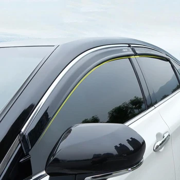 4PCS Pre Auto Window Clonu Toyota Avalon Počasie Štít Nepremokavé Príslušenstvo Tela Kit 2018-2023 Rok