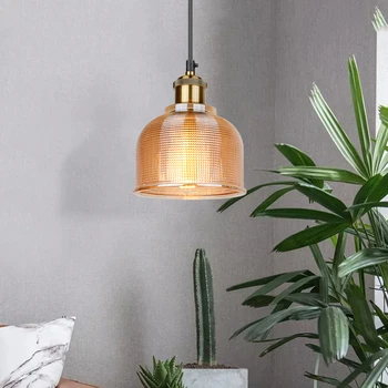 Moderný Sklenený Prívesok Lampa LED Závesné Svetlo Tvorivé Minimalistický E27 Pozastavenie Svietidlo pre Jedáleň, Reštaurácia, Domáce Výzdoba