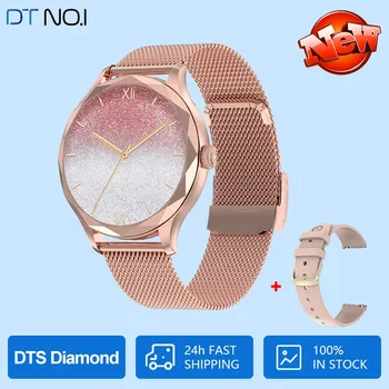 DTNO.1 DTS Diamond Smart Hodinky AMOLED Bluetooth Hovor Hlasový Asistent Heslo Kyslíka v Krvi, Vodotesný IP68 Smartwatch