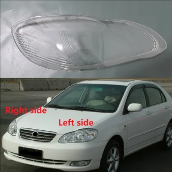 Svetlometov Kryt Predných Svetlometov Objektív Transparentné Lampshades Shell Skla Pre Toyota Corolla EX 2003 2004 2005 2006 2007 2008 2009