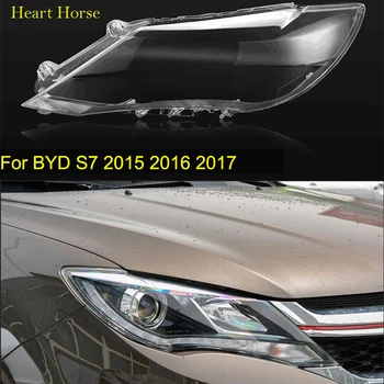 Pre BYD S7 2015 2016 2017 Auto Príslušenstvo Výrobky Nahradiť Transparentné PC Svetlá Shell Protiprachový Kryt Svetlometu