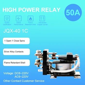 Jqx - 40/ 1z Elektrický Prúd 50. High-power Wj178 Relé, 12v 220v 24 V - - - 40f 60f 63f