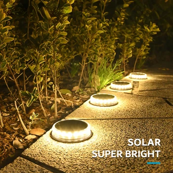 Super Jasné LED Solárne Cesta Svetla Outdoor IP65 Vodeodolný 3,7 V 1200mAH Zem Lampy, Záhradné Dekorácie Vysokej Kvality