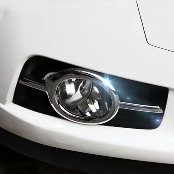 1 Pár, Chróm Predné Hmlové Svetlo Lampy Kryt Výbava Pre Chevrolet Corvette Cruze 2009-201 H9EE