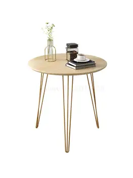 Nordic gauč strane obývacia izba kovaného železa stôl jednoduchý nočný stolík okrúhly stôl balkón malý konferenčný stolík