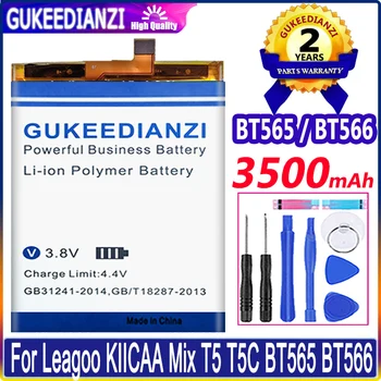 GUKEEDIANZI Batéria 3500mAh Pre Leagoo KIICAA Mix T5 T5C BT565 BT566 Batérie