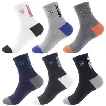5 Párov Pánske Športové Ponožky Letné Rekreačné Potu Absorpčné Pohodlné Bežné Tenké Mid-tube Priedušná Basketbal Ponožky EÚ 38-43