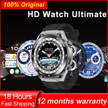 HD Sledovať Ultimate 2023 Business Smart Hodinky Mužov 466*466 HD Displej, BT Call Kompas NFC Sprots Smartwatch IP68 Vodotesné Hodinky