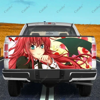 Vlastné Anime Vysokej Školy DXD Dievča, Auto, Vzadu Ozdobné Nálepky,nákladné auto Off-road Vozidla Vzadu Ozdobné Ochranné Samolepky