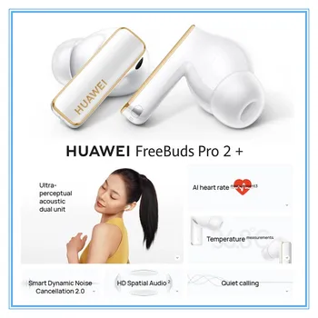 HUAWEI FreeBuds Pro 2 Plus Slúchadlá Bezdrôtové Bluetooth Slúchadlá TWS Dynamická Redukcia Šumu Slúchadlá 2 HD Audio Slúchadlá