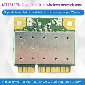 MT7612EN 2.4 G/5G Dual Band Gigabit Interná Sieťová Karta MINI PCIE Linux/Android