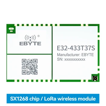 LoRa SX1278 433MHz 5W LoRa rozprestretého Spektra Bezdrôtový Modul Sériové E32-433T37S 25KM Vzduchu-Prebudiť Pečiatka Diera/IPEX