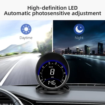 Univerzálny HUD Auto, GPS, Multi-Funkčný Tachometer Smart High-Definition Head-up Display, Auto Elektronika Príslušenstvo