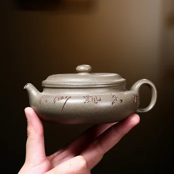 160 ml Yixing Fialová Hliny Teapots Slávny Ručné Čaj Hrniec Surovej Rudy Sivá Časť Blato Kanvica Čínsky High-end Zisha Čaj Nastaviť Teaware