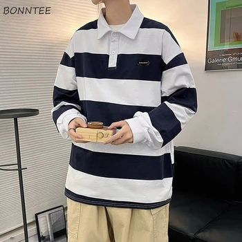 Prekladané Mikiny Mužov Dlhý Rukáv Oblečenie College Harajuku Kórejský Bežné Camisetas Streetwear Japonský Pekný Teens Dynamický