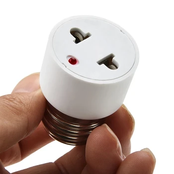 E27 Bulb Socket US/EU Plug Svietidlo Žiarovka Base Lampa Adaptér Previesť E27 Držiak Na Pravidelné US/EU Plug