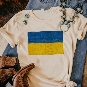 Ucraina Ucrania Ukrajina t-shirts ženy zábavné streetwear graphic Tee žena zábavné oblečenie