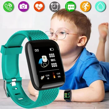 Digitálny Smart Športové Hodinky Led Elektronické Náramkové hodinky Bluetooth Fitness Deti Deti Smart Hodinky Hodín Balíček dievčatá sledovať