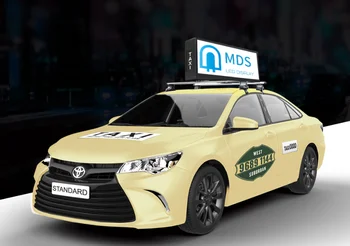 Shenzhen MDS Vysoký Jas Nepremokavé Wifi Auto Strechy Taxi Reklama Veľké Vonkajšie Led Billboard P2.5 Taxi Top Led Displej