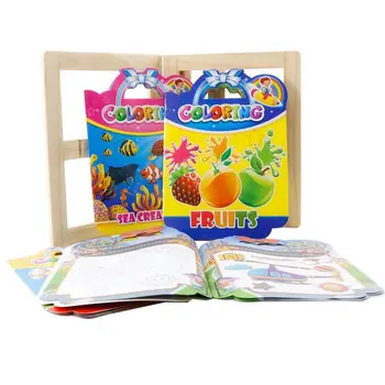 Narodeninové Darčeky Ovocie Dieťa Vzdelávacie Maľovanie Cvičenie Magic Doodle Knihy Kreslených Kreslenie Knihy Dieťa Sfarbenie Knihy