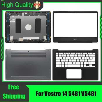 Pre Dell Vostro 14 5481 V5481 Notebook, LCD Zadné Veko Späť vrchný Kryt, Predný Panel opierka Dlaní Hornej Spodnej časti Prípade Bývania Shell Sivá