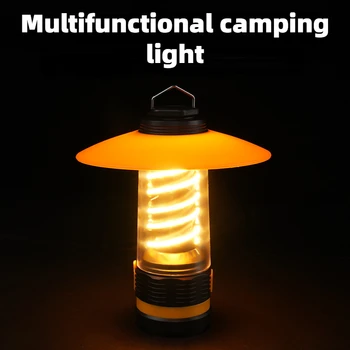 Prenosné Svietidlá Camping Svetlom Baterky USB Nabíjateľné Vonkajší Stan Lampy Vodotesné Mini Pozastavenie LED Atmosféru Svietidla