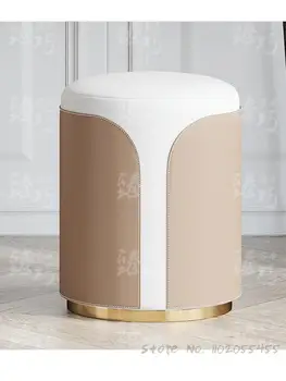 Svetlo luxusný toaletný stolček Nordic jednoduchý make-up kreslo net červená make-up stolice spálňa jednoduchý malý byt doma s operadlom